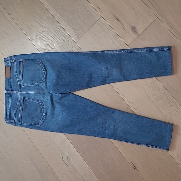 Madewell Jeans Women's sz 29T 10" High Rise Skinny Cropped Denim Jeans - Picture 5 of 16